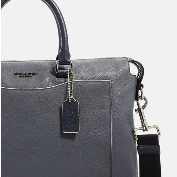 Coach Beckett Brief Messenger Bag in Industrial Grey - Picture 5 of 13